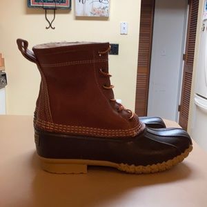 Women’s fur lined duck boots size 9 L.L Bean